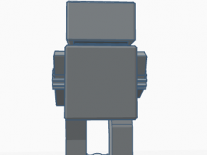 Cartoon Robot Modello di stampa 3D