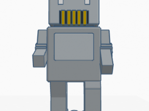 Cartoon Robot Modello di stampa 3D