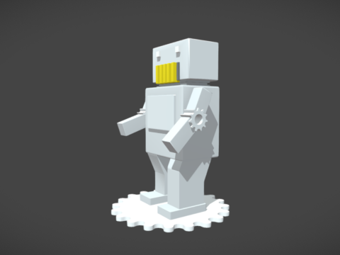 Cartoon Robot 3D 프린트 모델