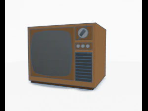 Вінтажний телевізор 3D Принт Модель