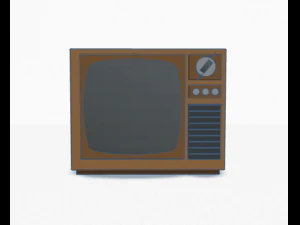 Вінтажний телевізор 3D Принт Модель