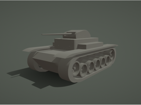 Tank Model 3D Print Model
