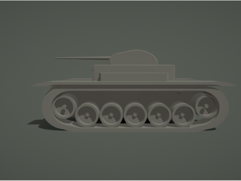 Tank Model Model Cetak 3D