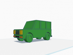 Cartoon Offroading SUV Modelo de impresión 3D