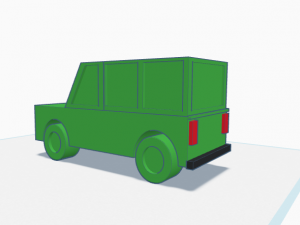 Cartoon Offroading SUV Modelo de impresión 3D