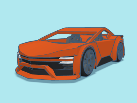 Supercar Modelo 3D