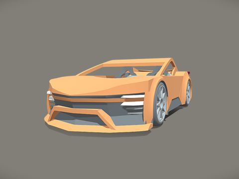 Modern Supercar LMRI Aero3 3D Model