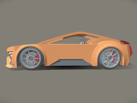 Moderna supercar LMRI Aero3 Modello 3D