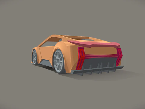 Moderna supercar LMRI Aero3 Modello 3D