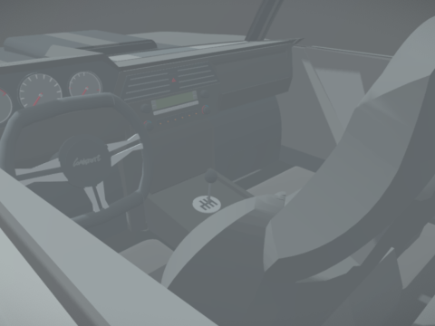 Retro- Futuristic Muscle Car Design LMRI Driftwing DK Modelo 3D
