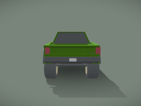 复古单驾驶室卡车 3D 模型