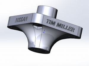 Nissan Wiper Trapeze Bushing reinforced 3D Print Model