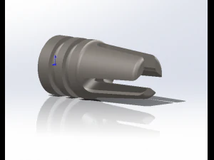 M16 Duck Bill 3 puntas ocultadores de flash 1960-1983 Modelo 3D