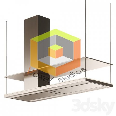 Kitchen Hood 3D Model .c4d .max .obj .3ds .fbx .stl .blend 
