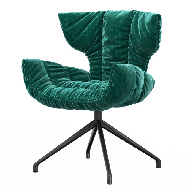 Stylish modern chair Cassia B156 from Bretz 3D Model .c4d .max .obj .3ds .fbx .stl .blend 