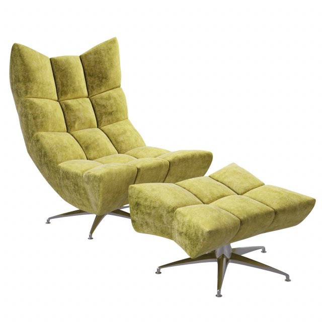 Stylish contemporary chair Cloud 7 by Bretz Modelo 3D .c4d .max .obj .3ds .fbx .stl .blend 