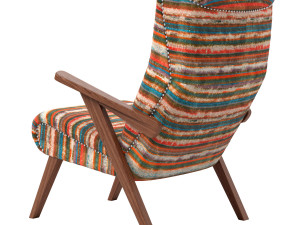 Stylish German chair Johann B125 from Bretz in loft style 3D Model