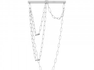 Chaindelier ceiling lamp by Davide Groppi Modello 3D