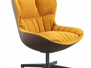 Stylish Italian armchair in modern style Softy by Ditre Italia 3D Model