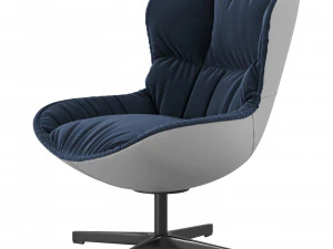 Stylish Italian armchair in modern style Softy by Ditre Italia 3D Model