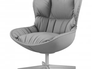 Stylish Italian armchair in modern style Softy by Ditre Italia 3D Model