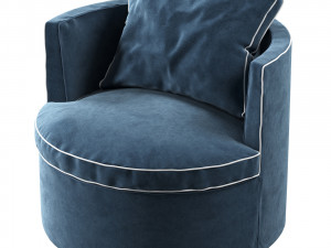 Italian armchair Cleo by Italia Lounge 3D मॉडल