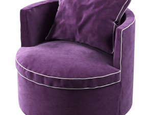 Italian armchair Cleo by Italia Lounge 3D मॉडल