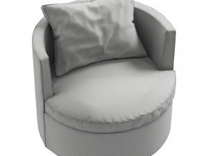 Italian armchair Cleo by Italia Lounge 3D मॉडल