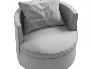 Italian armchair Cleo by Italia Lounge 3D Model