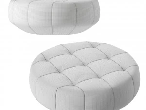 Ottoman-table Italia LoungeTondo 3D Model