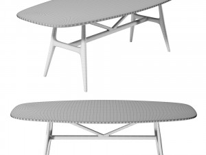 Gaudi Italian Dining Table by MisuraEmme Modèle 3D