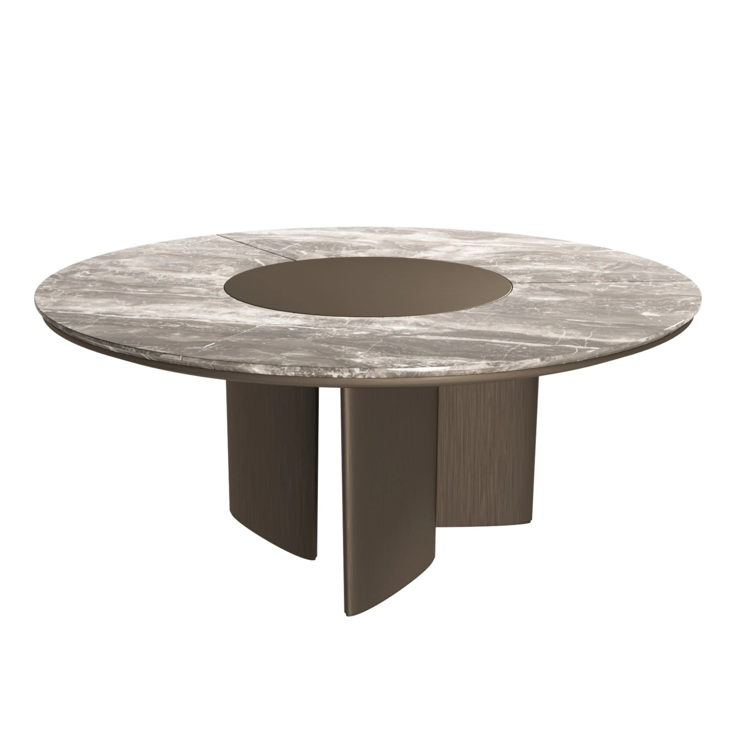 Ala Round Dining Table by MisuraEmme 3D Model .c4d .max .obj .3ds .fbx .stl .blend