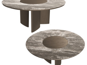 Ala Round Dining Table by MisuraEmme 3D Model