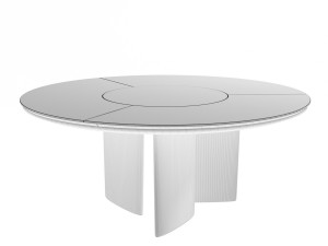 Ala Round Dining Table by MisuraEmme 3D Model