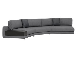Argo Italian corner sofa by MisuraEmme with table 3D Model
