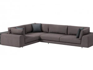 사이드 테이블이 있는 MisuraEmme의 Argo 이탈리아 대형 코너 소파 3D 모델