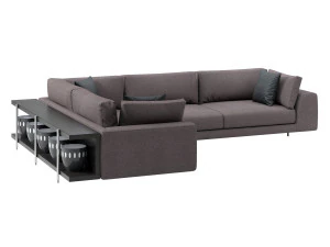 사이드 테이블이 있는 MisuraEmme의 Argo 이탈리아 대형 코너 소파 3D 모델