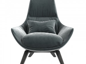 Armchair MisuraEmme Ermes 3D Model