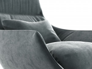 Armchair MisuraEmme Ermes 3D Model