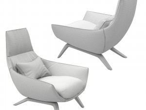 Armchair MisuraEmme Ermes 3D Model