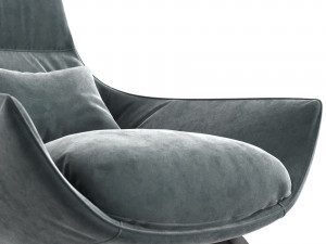 Armchair MisuraEmme Ermes 3D Model