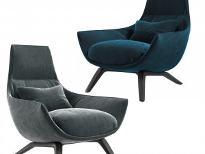 Armchair MisuraEmme Ermes 3D Model