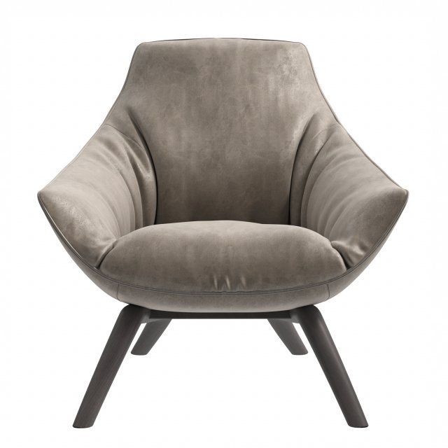 Armchair MisuraEmme Florentia 3D Модель .c4d .max .obj .3ds .fbx .stl .blend 