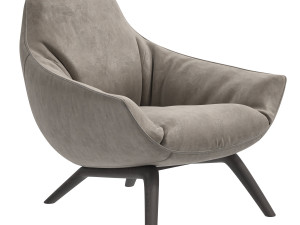 Armchair MisuraEmme Florentia 3D Модель