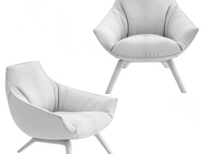 Armchair MisuraEmme Florentia 3D Модель