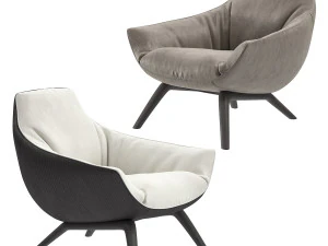 Armchair MisuraEmme Florentia 3D Model