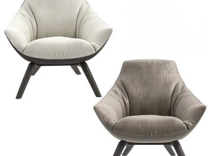 Armchair MisuraEmme Florentia 3D Model