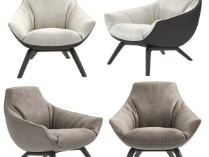 Armchair MisuraEmme Florentia 3D Model