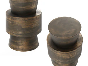 Tavolino piccolo MIsura Emme MOAI Modello 3D