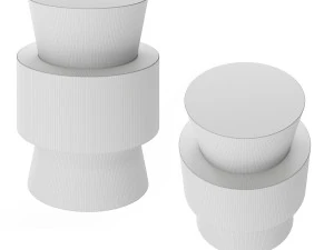 Tavolino piccolo MIsura Emme MOAI Modello 3D